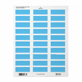 Decoratieve retouradresslabels | Aangepaste Sticke Etiket (Full Sheet)