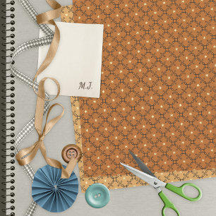 Decoratieve retro quatrefoil ster scrapbook paper