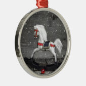Decoratieve Rocking Horse Metalen Ornament (Rechts)