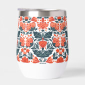 Decoratieve rode bloemen (Rechts)