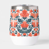 Decoratieve rode bloemen (Voorkant)