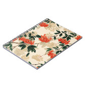 Decoratieve rode en witte bessen ontwerp notitieboek (Linkerzijde)