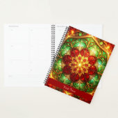 Decoratieve Rode Groene Feestdagen Planner (Display)