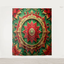 Decoratieve rode groene feestelijke achtergrond