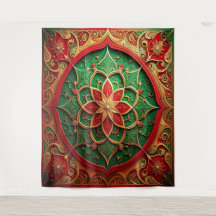 Decoratieve rode groene feestelijke achtergrond