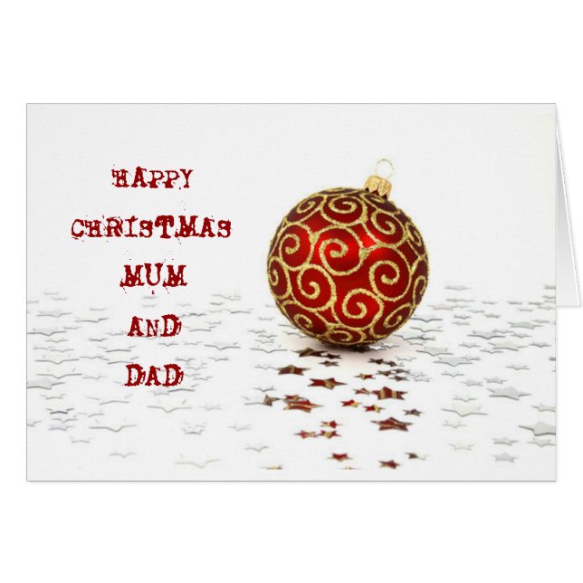 Decoratieve rode kerstballen (Voorkant Horizontaal)