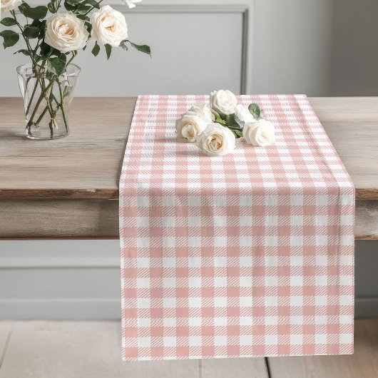 Decoratieve Roos Gold Plaid Tafelloper Keuken