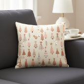 Decoratieve Sapins de Noël Rose Scandinave Accent Kussen
