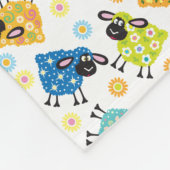 decoratieve schapen fleece deken (Hoek)