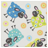 decoratieve schapen stof (Close Up)