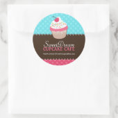Decoratieve Schattige Cupcake Jar Stickers (Tas)