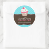 Decoratieve Schattige Cupcake Jar Stickers (Tas)