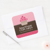 Decoratieve Schattige Cupcake Stickers (Envelop)