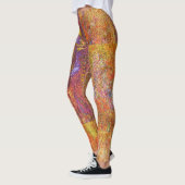 Decoratieve schedel leggings (Links)
