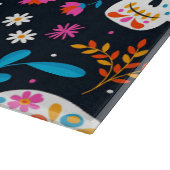 Decoratieve schedel snijplank (Hoek)