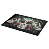 Decoratieve schedels snijplank (Hoek)