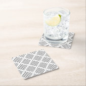 Decoratieve, schelp papier coaster kartonnen onderzetters (Insitu)