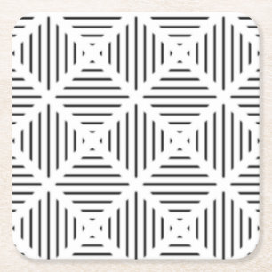 Decoratieve, schelp papier coaster kartonnen onderzetters