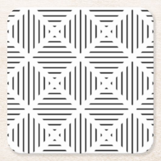 Decoratieve, schelp papier coaster kartonnen onderzetters (Voorkant)