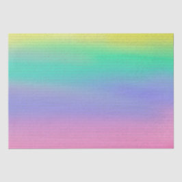 Decoratieve Script Woorden op Rainbow Tissuepapier