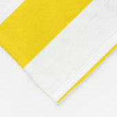 Decoratieve Sjabloon Stijlvolle gele strepen Fleece Deken (Hoek)