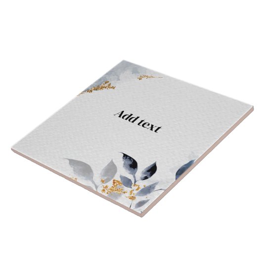 Decoratieve sjabloon tegeltje (Zijkant)