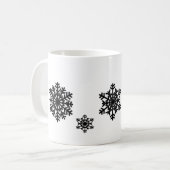 Decoratieve Sneeuwvlok Mok (Voorkant links)