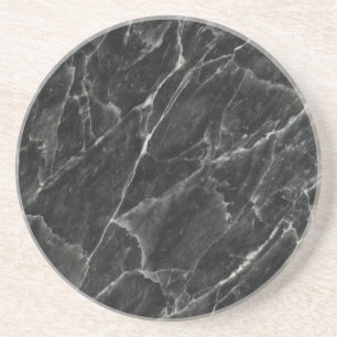 Decoratieve steen voor zwart Roos - Veinen en teke Zandsteen Onderzetter