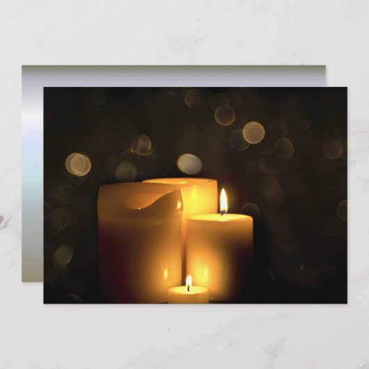 Decoratieve stemkaarsen (Voorkant / Achterkant)