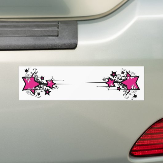 Decoratieve sterren sticker (Op auto)