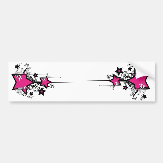 Decoratieve sterren sticker (Voorkant)