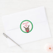 DECORATIEVE STICKER ZEGEL :: rendieren (Envelop)
