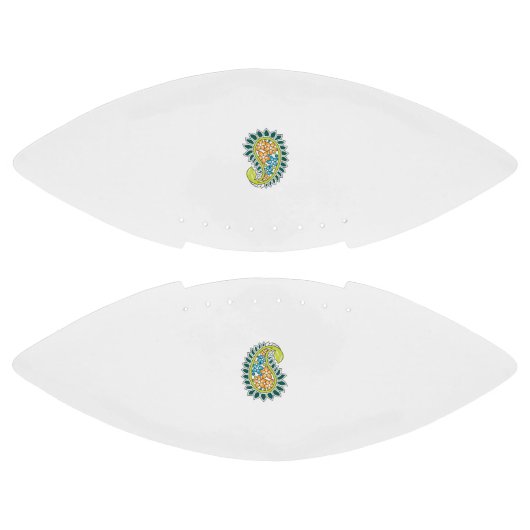 Decoratieve stijl, donkerblauw groen, wattenstel american football (Panelen)