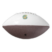 Decoratieve stijl, donkerblauw groen, wattenstel american football (Gedraaid 270)