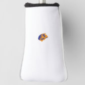 Decoratieve stijl, donkerblauw groen, wattenstel golfheadcover (Draai 90)