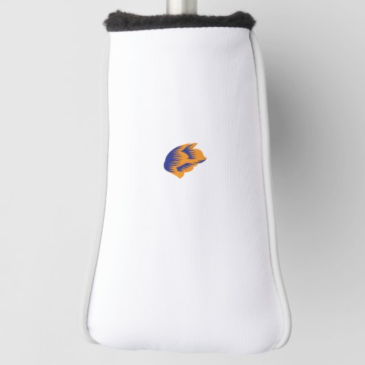 Decoratieve stijl, donkerblauw groen, wattenstel golfheadcover (Draai 90)