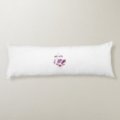 Decoratieve stijl, donkerblauw groen, wattenstel lichaamskussen (Achterkant)