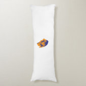 Decoratieve stijl, donkerblauw groen, wattenstel lichaamskussen (Voorkant Verticaal)