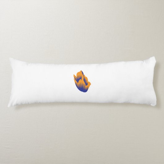 Decoratieve stijl, donkerblauw groen, wattenstel lichaamskussen (Voorkant)