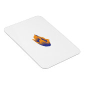 Decoratieve stijl, donkerblauw groen, wattenstel magneet (Rechterzijde)