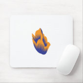 Decoratieve stijl, donkerblauw groen, wattenstel muismat (Met muis)