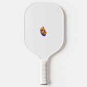 Decoratieve stijl, donkerblauw groen, wattenstel pickleball paddle (Voorkant)