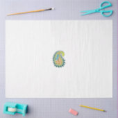 Decoratieve stijl, donkerblauw groen, wattenstel tissuepapier (Craft)