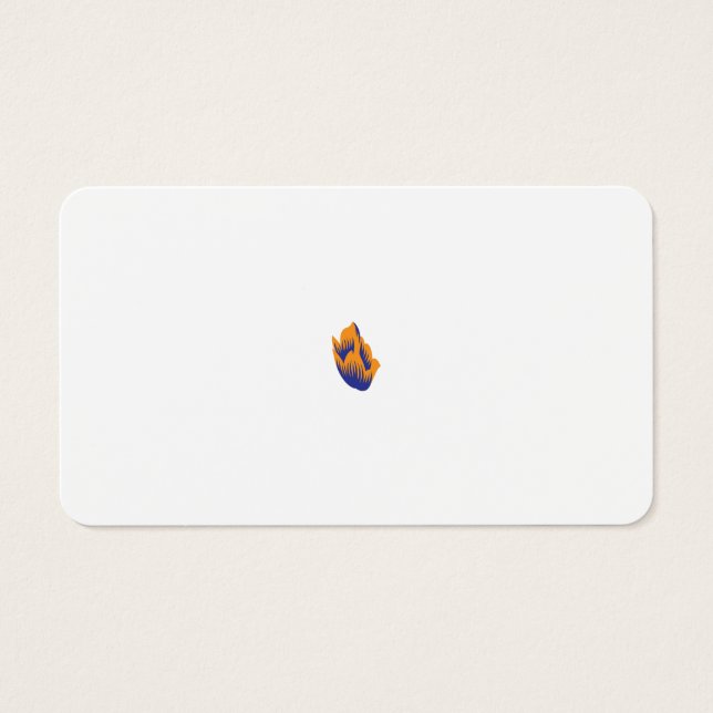 Decoratieve stijl, donkerblauw groen, wattenstel visitekaartje (Voorkant)