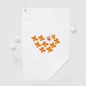 Decoratieve stijl, Dull Oranje, Cornell Red Golfhanddoek (Insitu)