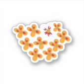 Decoratieve stijl, Dull Oranje, Cornell Red Sticker (Voorkant)