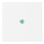 Decoratieve stijl, Mint Cream, Vormt blauw, Blauwg Kubus (Voorkant)