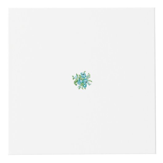 Decoratieve stijl, Mint Cream, Vormt blauw, Blauwg Kubus (Voorkant)