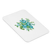 Decoratieve stijl, Mint Cream, Vormt blauw, Blauwg Magneet (Rechterzijde)