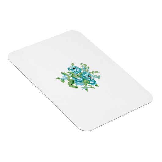 Decoratieve stijl, Mint Cream, Vormt blauw, Blauwg Magneet (Rechterzijde)